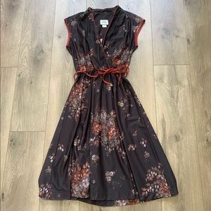 Vintage PBJ Black Floral Dress